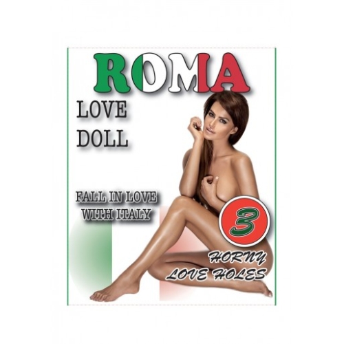 Надувна секс лялька з 3 отворами тілесного кольору Boss series Roma - 4