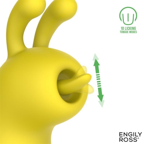 Кліторальний вібратор із язичком у формі оси із язичком Engily Ross Vibee Massager Licking Tongue - 2