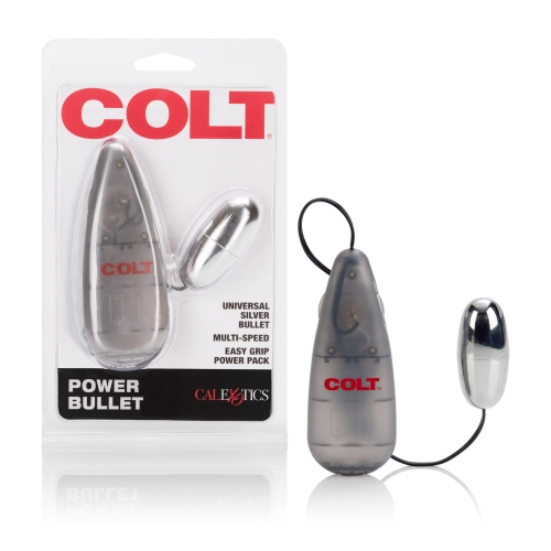 Віброкуль з пультом управління сріблястий California Exotic Novelties COLT Multi-Speed ​​Power Bullet - 1