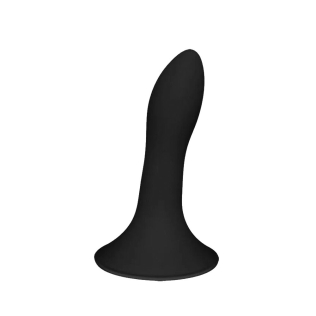 Дилдо с присоской черный Adrien Lastic Hitsens 5 диаметр 2,4см длина 13см