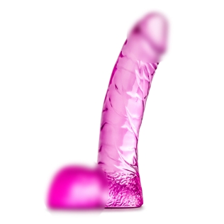 Фаллоимитатор с мошонкой розовый NATURALLY YOURS DING DONG
