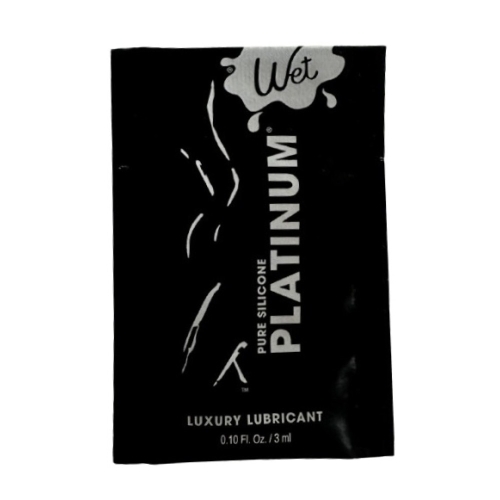 Лубрикант на силиконовой основе Wet Platinum Premium 3 мл - 1