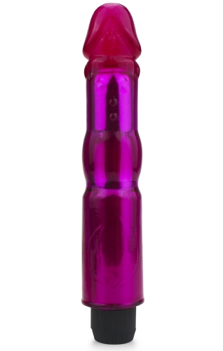 Вибратор с отростком для клитора малинового цвета Winyi Glossy - 3
