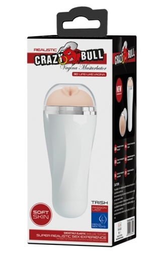 Мастурбатор вагіна тілесного кольору LYBAILE Crazy Bull - 10