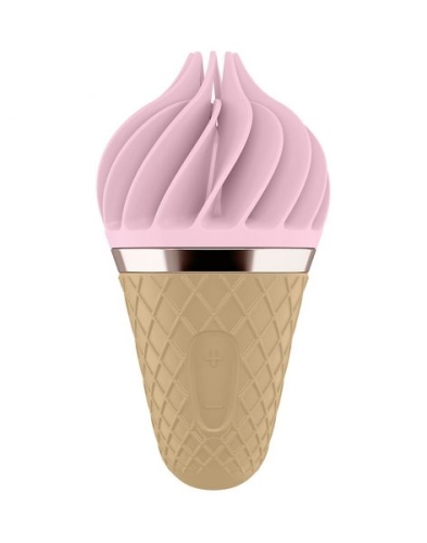 Стимулятор морозиво для клітора Satisfyer Layons Sweet Treat Temptation Сатісфаер рожеве - 1