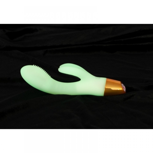 Вибратор кролик светящийся белый You2Toys GITD Rabbit Vibrator - 5