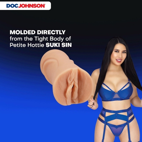 Мастурбатор Вагина порноактрисы Suki Sin телесного цвета Doc Johnson - 10