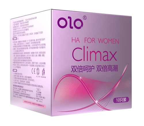Латексные тонкие текстурированные презервативы с ароматом ванили OLO HA FOR WOMEN Climax 10 штук - 4