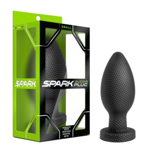 Анальная пробка из углеродного волокна SPARK SILICONE PLUG SMALL CARBON FIBER