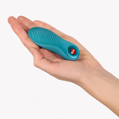 Клиторальный стимулятор синего цвета Fun Factory Bijou Aquamarine 12 режимов вибрации - 5