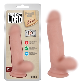 Фалоімітатор реалістичний на присоску бежевий CHISA Pruriency Lord