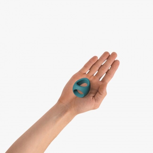 Ерекційне кільце подвійне для пеніса і яєць зелене Love To Love FLUX RING - 4