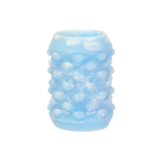 Мастурбатор в вибропулей для мужчин силиконовый синий Addiction Reversible Stroker 