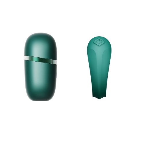 Ерекційне віброкільце на член зеленого кольору Zalo Apis Turquoise - 10