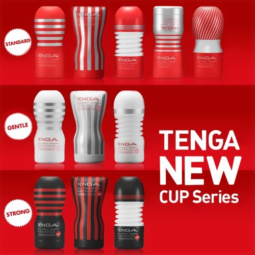 Мастурбатор рот белого цвета Tenga Deep Throat Cup GENTLE - 6
