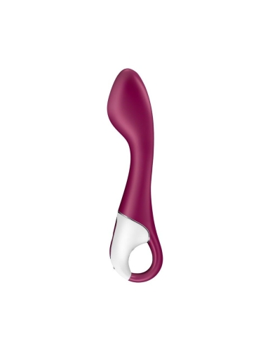 Силіконовий вібростимулятор для точки G водонепроникний бордовий Satisfyer Hot Spot - 2