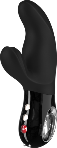 Вібратор зі стимуляцією клітора Fun Factory MISS BI BLACK LINE - 3