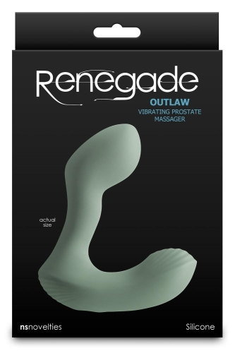 Вибромассажер простаты зеленый NS Novelties Renegade Outlaw - 4