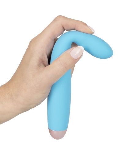 Вибратор вагинальный и точки G синего цвета Soft Silicone - 10