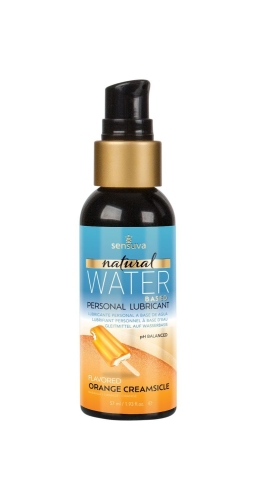 Смазка на водной основе с ароматом апельсинового крема Sensuva Natural WaterBased 57 мл - 1
