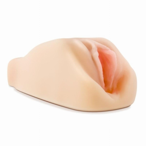 Мастурбатор вагина с вибропулей бежевого цвета Blush Natascha - 2