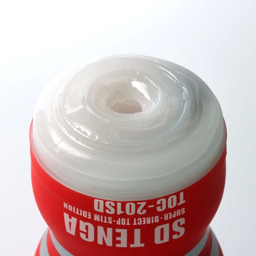 Мастурбатор для інтенсивної стимуляції пеніса головки білий Tenga SD Original Vacuum Cup Gentle - 6