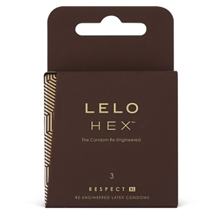 Презервативи латексні прозорого кольору Lelo Respect XL 3 штуки