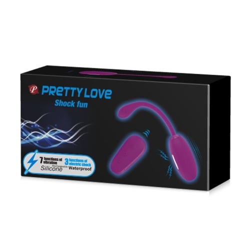 Віброяйце-електростимулятор Lybaile Pretty Love Shock Fun - 9