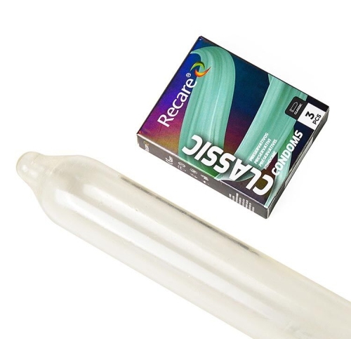 Презервативы классические Recare Classic Condoms Holographic 3 штуки - 4