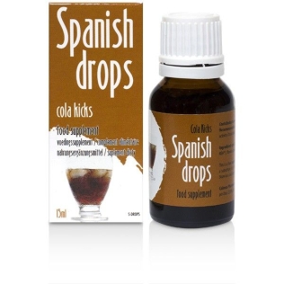 Возбуждающие капли с ароматом колы Cobeco Pharma Spanish Drops Cola Kicks 15мл