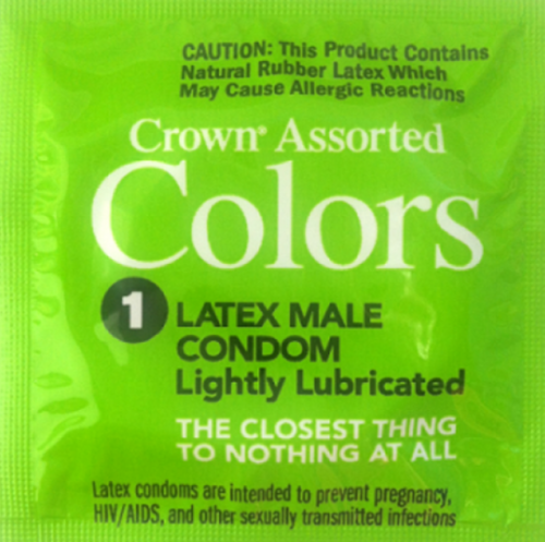 Презерватив ультротонкий разноцветный Okamoto Industries Crown Assorted Colors 1 штука - 1