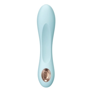 Вібромасажер зі стимуляцією точки G Блакитний Dream Toys AQUATIC DELPHINE