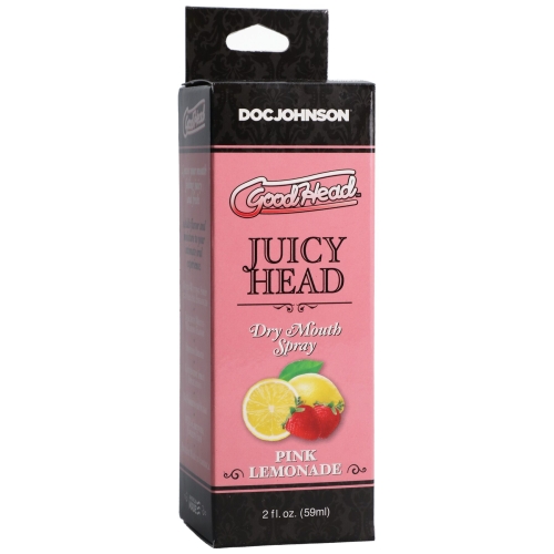 Спрей лубрикант для орального сексу рожевий лимонад Doc Johnson GOODHEAD JUICY HEAD 59 мл - 2