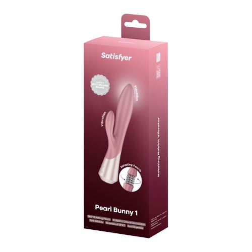 Вібратор-кролик із перловим масажем рожевий Satisfyer Pearl Bunny 1 - 8
