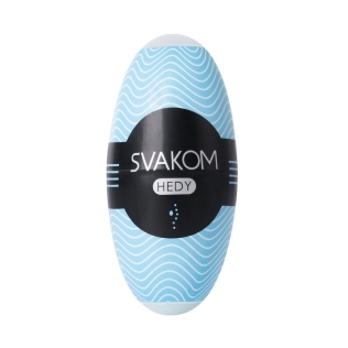 Яйце мастурбатор блакитне SVAKOM HEDY