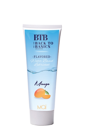 Лубрикант на водной основе с ароматом манго Attraction BTB waterbased mango 75 мл - 1