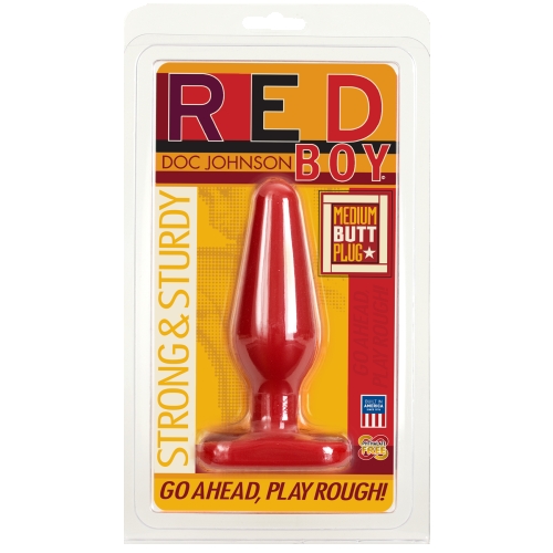 Анальна пробка Doc Johnson Red Boy Medium 5.5 Inch - 2