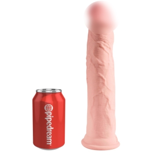 Фаллоимитатор реалистичный на присоске телесного цвета Pipedream King cock plus triple density cock