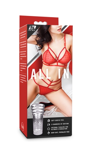 Мастурбатор для члена прозорий M FOR MEN ALL IN CLEAR - 2