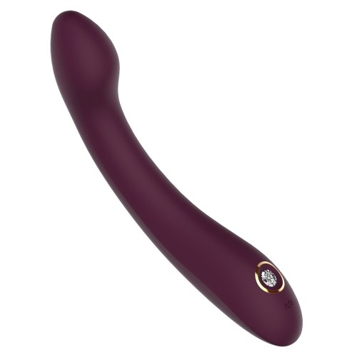 Вібратор для точки G зі стразом бордо Dream Toys Essentials - 5