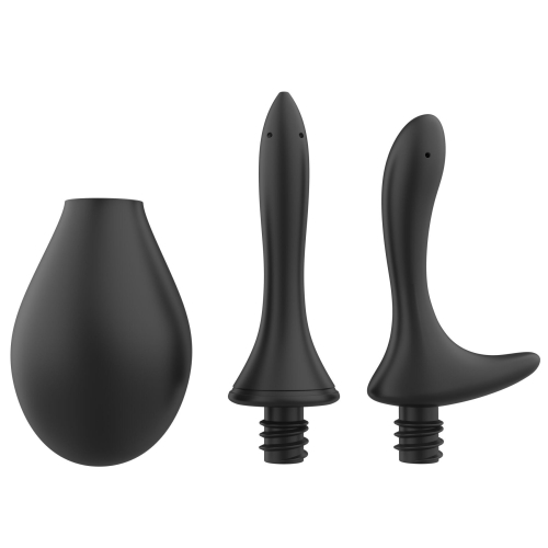 Анальний душ з 2 насадками для простати та точки G Nexus ANAL DOUCHE SET 250 мл - 1