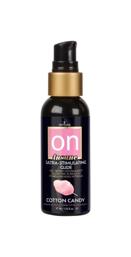 Лубрикант на водно силиконовой основе с ароматом сладкой ваты Sensuva Ultra Stimulating On Insane 57 мл - 1