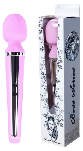 Вибромассажер пульсатор розового цвета BOSS of TOYS Massager Genius - 1
