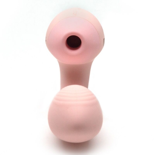 Вакуумный клиторальный стимулятор розового цвета KissToy Tina Mini - 3