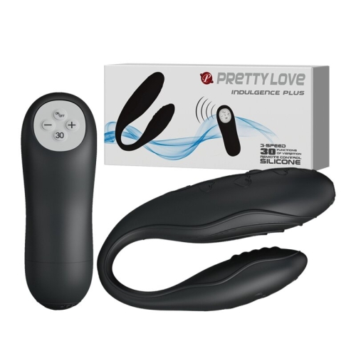 Вібратор для пари силіконовий Pretty Love INDULGENCE PLUS BI-014145-1 - 1