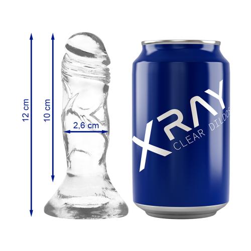 Фаллоимитатор реалистичный XRAY прозрачного цвета - 2