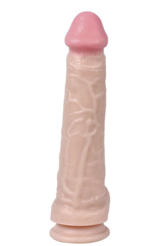 Фаллоимитатор на присоске телесного цвета XISE Wade Lifelike - 3