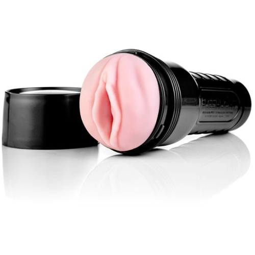 Мастурбатор в колбе вагина из киберкожи телесного цвета Fleshlight Lady Vortex - 2