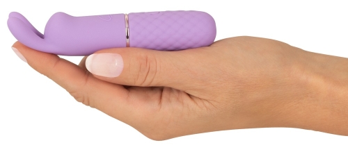Мини клиторальный вибратор c мягкими виброушками фиолетового цвета Soft Silicone Cuties - 6