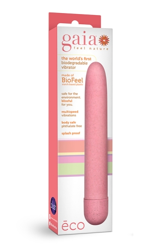 Вибромассажер розовый Blush GAIA ECO CORAL - 2